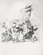 Drawing for plate 190, Francisco Goya